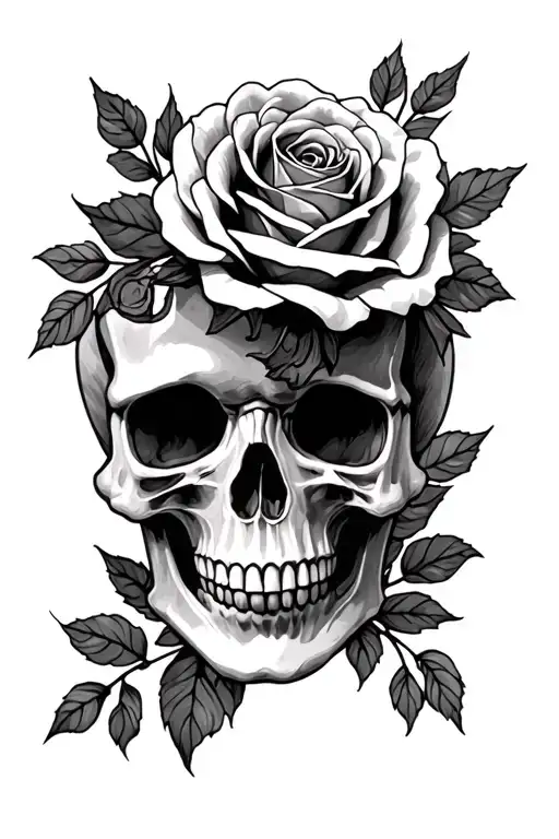 Skull And Roses Steampunk Inspired