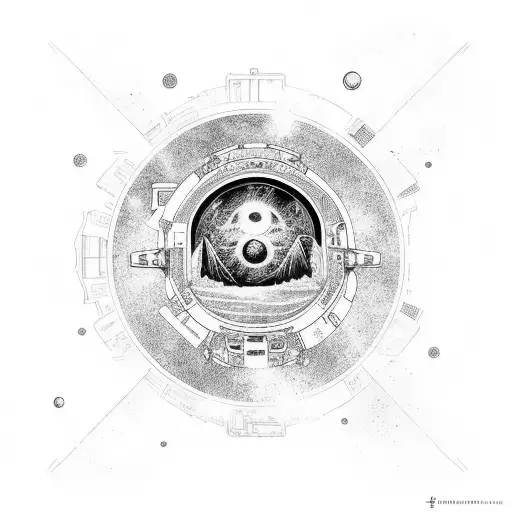 Astronaut And Mothership