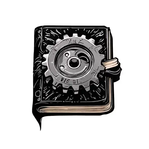 Simplistic Book And Gear