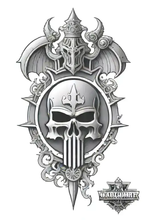 Warhammer 40K Imperial Logo Surrounded
