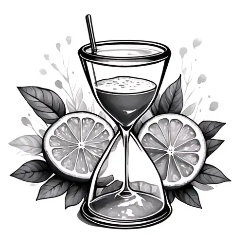 Hourglass With Lemonade