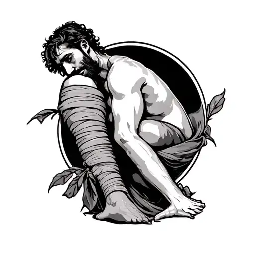 Leg Wrap With Father