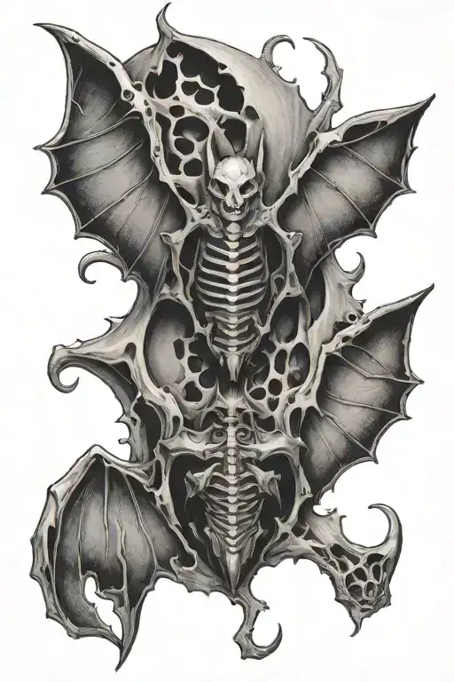 Bat Wings Bones