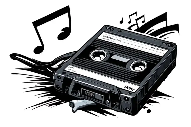 Music Tape Sony Hf