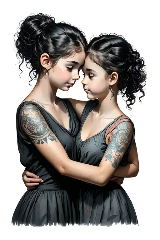 Two Daughters And One Son