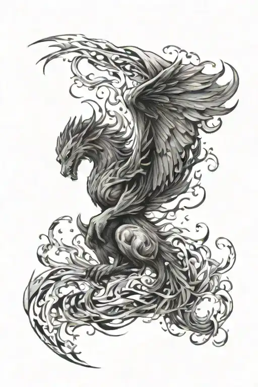 My Dad Dies In His Memory Want A Tattoo Containing Fire And Wind Elements