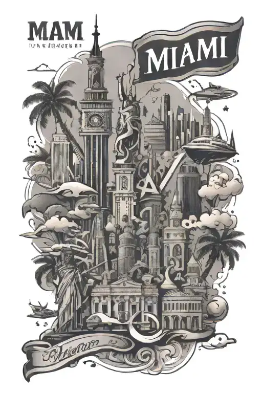 Miami New York Paris London Dubai Martinique Thailand