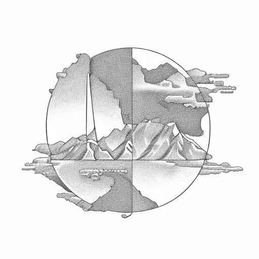 Weight Plates Forming The Shape Of Nevada With A Sunrise Background