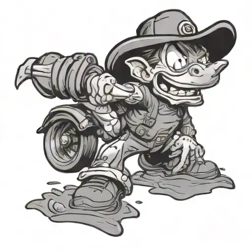 Classic Cartoon Mudding Eachkther