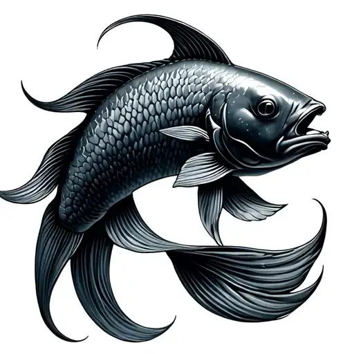 Pisces Aquarius Zodiac Symbol