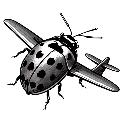 Ladybug And Airplane