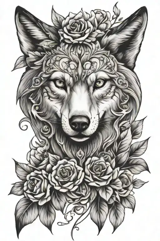 Flowers Wolf
