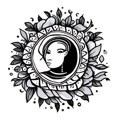 African Folk Art Inspired Sky