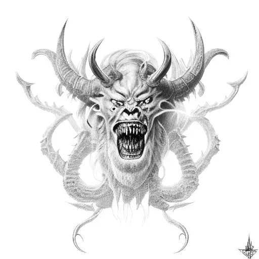 Demon Beast Muscular Warrior