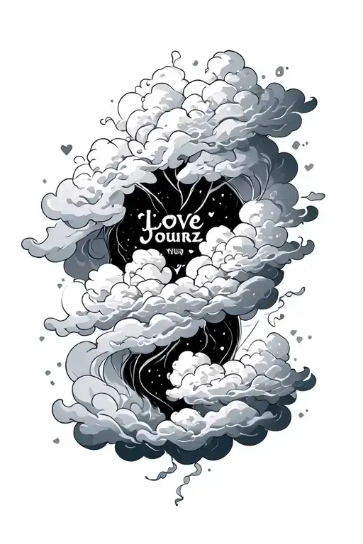 Love Yourz Inside Of Clouds Surrounding