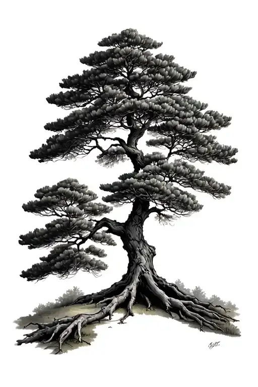 Half Fig Tree Half Pine Tree