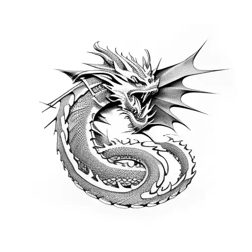 Dragon Guarding Nest