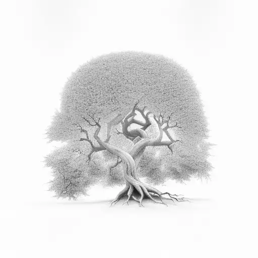 A Tree Growing From The Grave