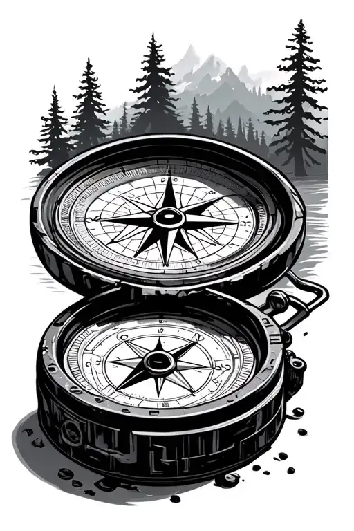 Mechanical Outdoor Scene Compass