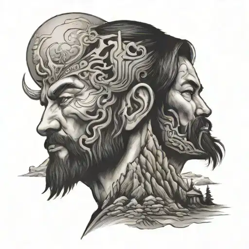 Face Temple Mountain