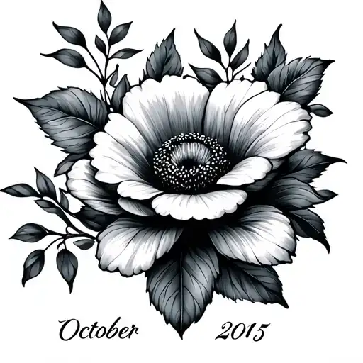 Dainty October Birth Flower Year 2015