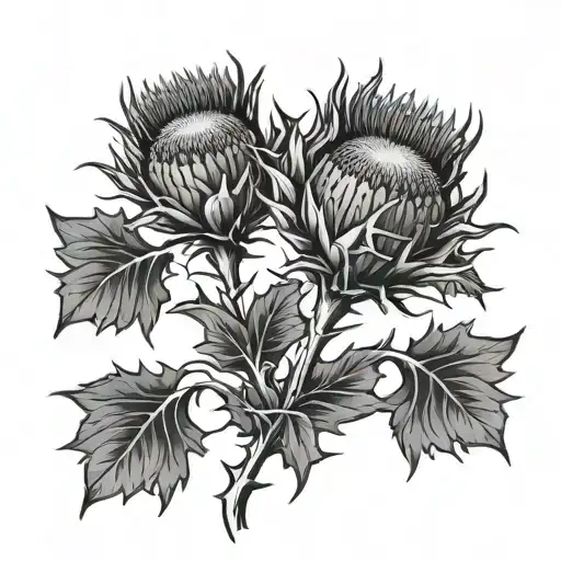 Men's Scottish Thistle