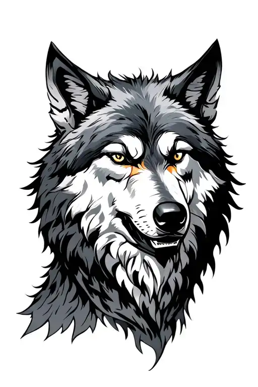 Hades And Wolf Standing