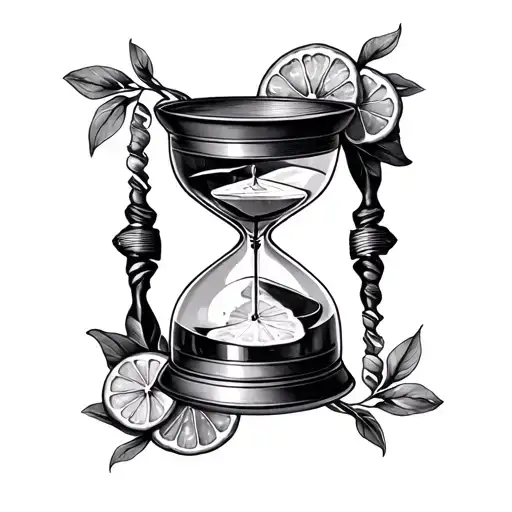 Hourglass With Lemonade