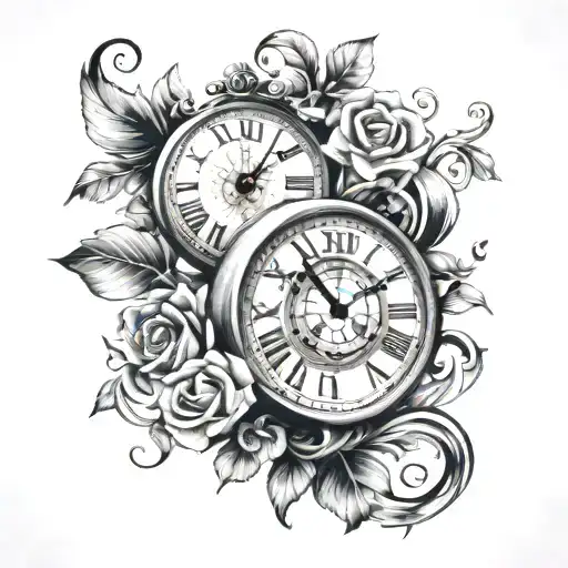 Old Clock Cake Family