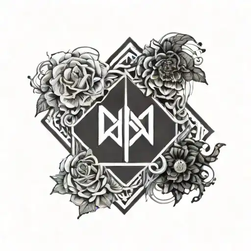 Enhypen Kpop Group Minimalist