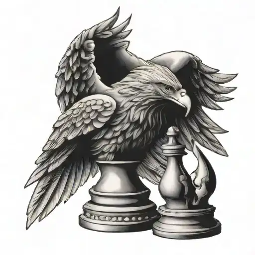 An Eagle Chess Piece