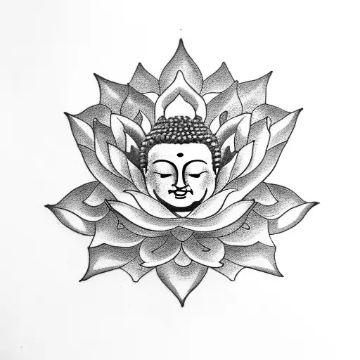Buddha With Lotus