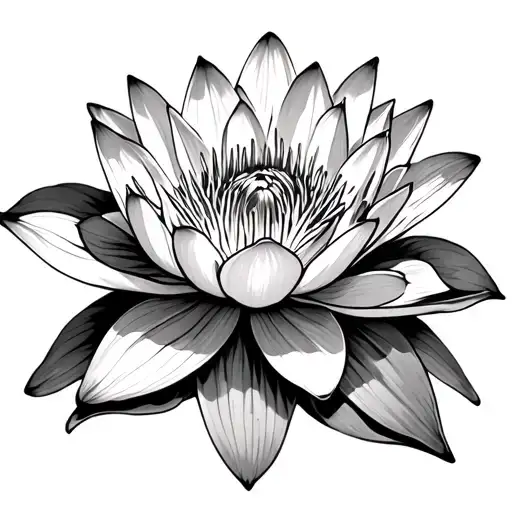 Water Lily Flower Large