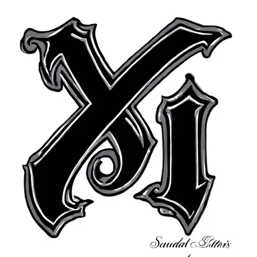 Saudade Gothic Letters