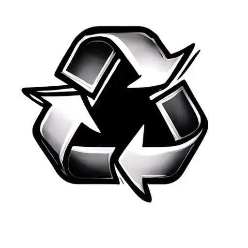 Pepsi And Recycling Symbol Intertwined