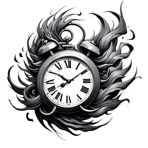 Clock In Wind