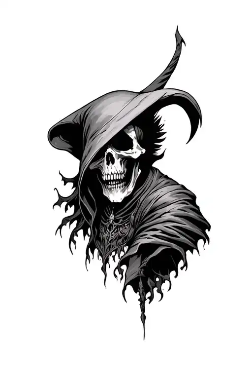 Half Good Half Evil Reaper Full Body