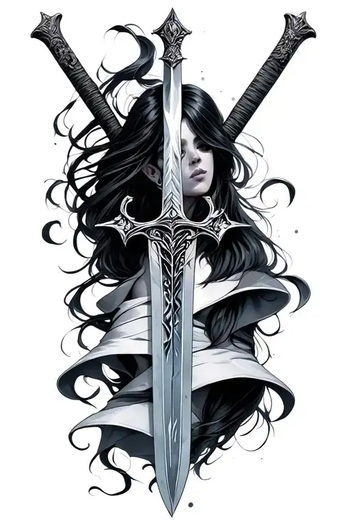 Dark Feminine Sword