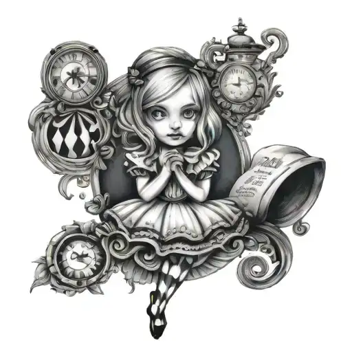 Alice In Wonderland Gothic Inspired