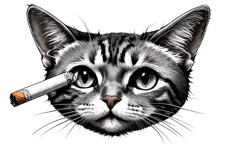 Cat Shaped Cigarette