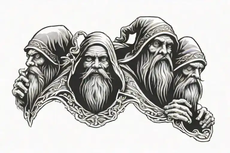Wizard See No Evil Speak No Evil Hear See Speak
