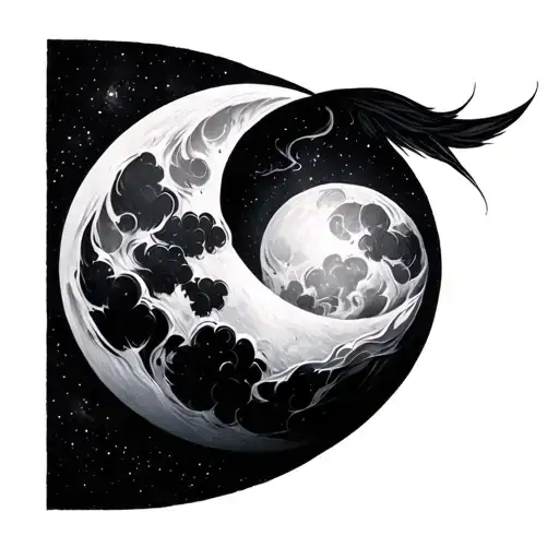 Half Moon Merging Together