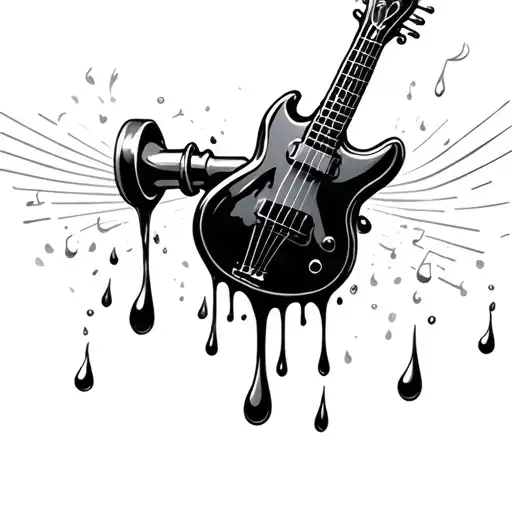 Spigot Dripping Out Music In Drops