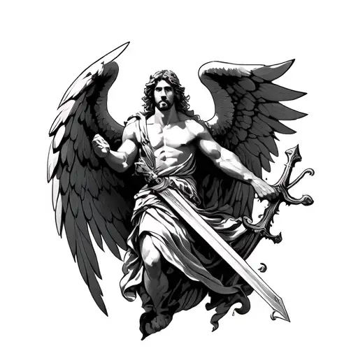 Michael Archangel With A Sword