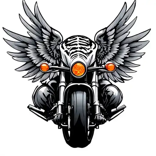 Jumpmaster Wings Motorcycle Infinity Tiger