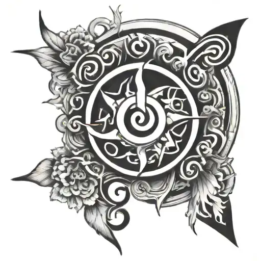 Anime And Karma Symbol