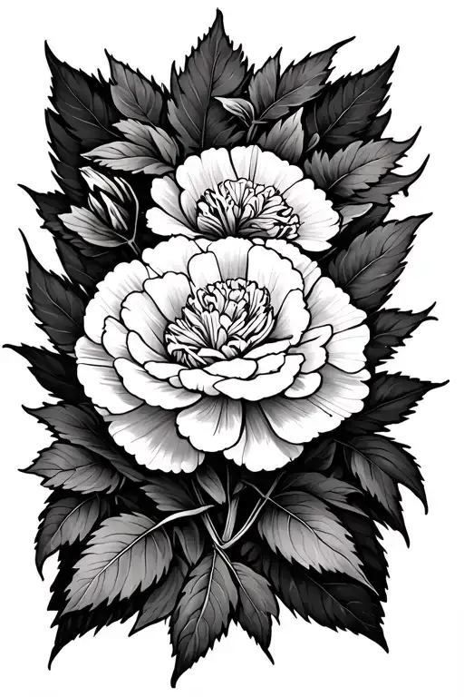 Carnation And Aquarius Zodiac Sign Incorporated