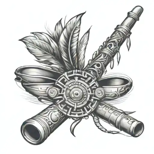Outline Of Native Flute