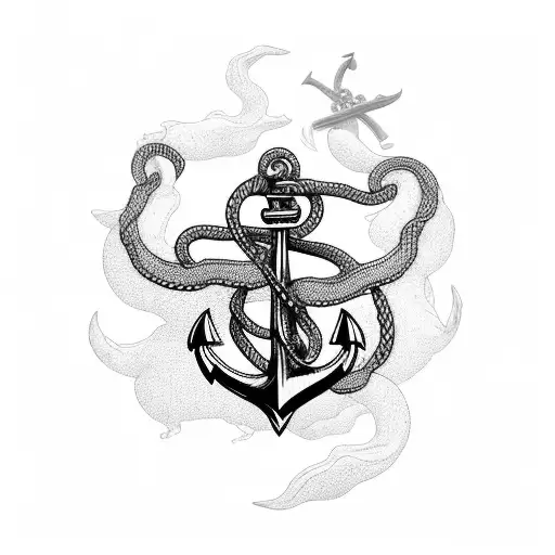 Sealife And Anchor Chain