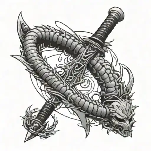 Sekiro Katana With Centipede Wrapped